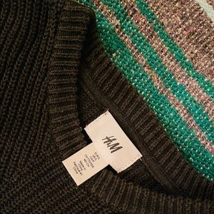 H&M knit Dark green/emerald green sweater.